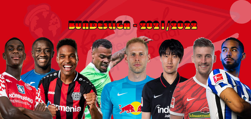 Germans Bundesliga teams competing in season 2021 - 2022 for